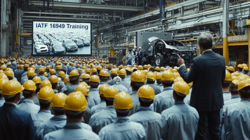 IATF 16949 training in the factory