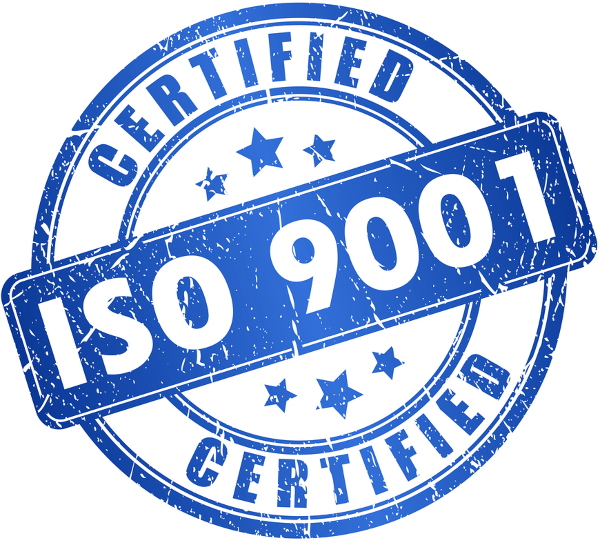 Iso 9001 certified 600x545